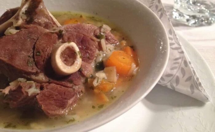 Icelandic lamb soup dish