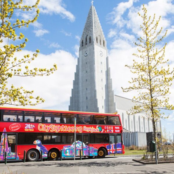Hop on Hop off Reykjavik bus