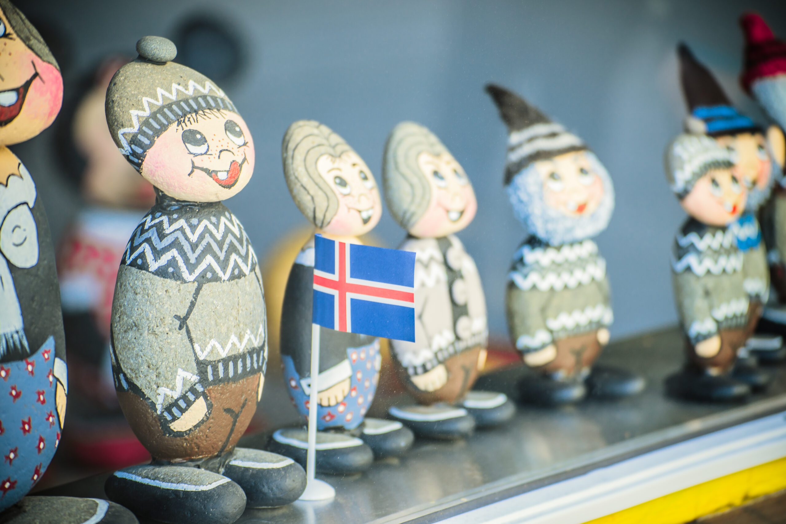 Statues in a Reykjavik store