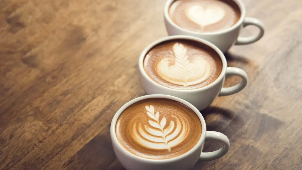 three lattes
