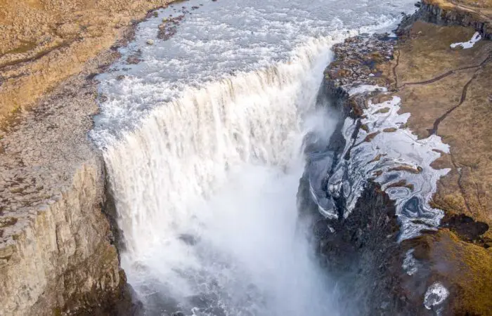 Dettifoss Waterfall in North of Iceland