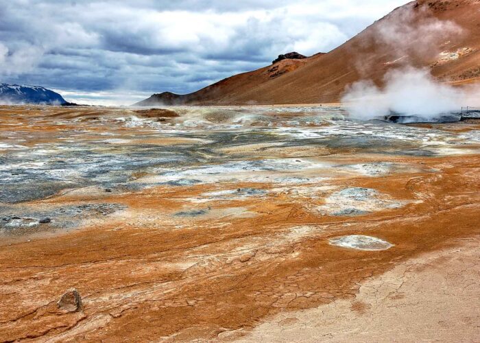 Hot springs and Mud volcanoes in Iceland