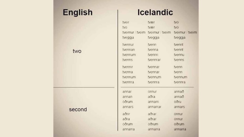 learn Icelandic, grammar
