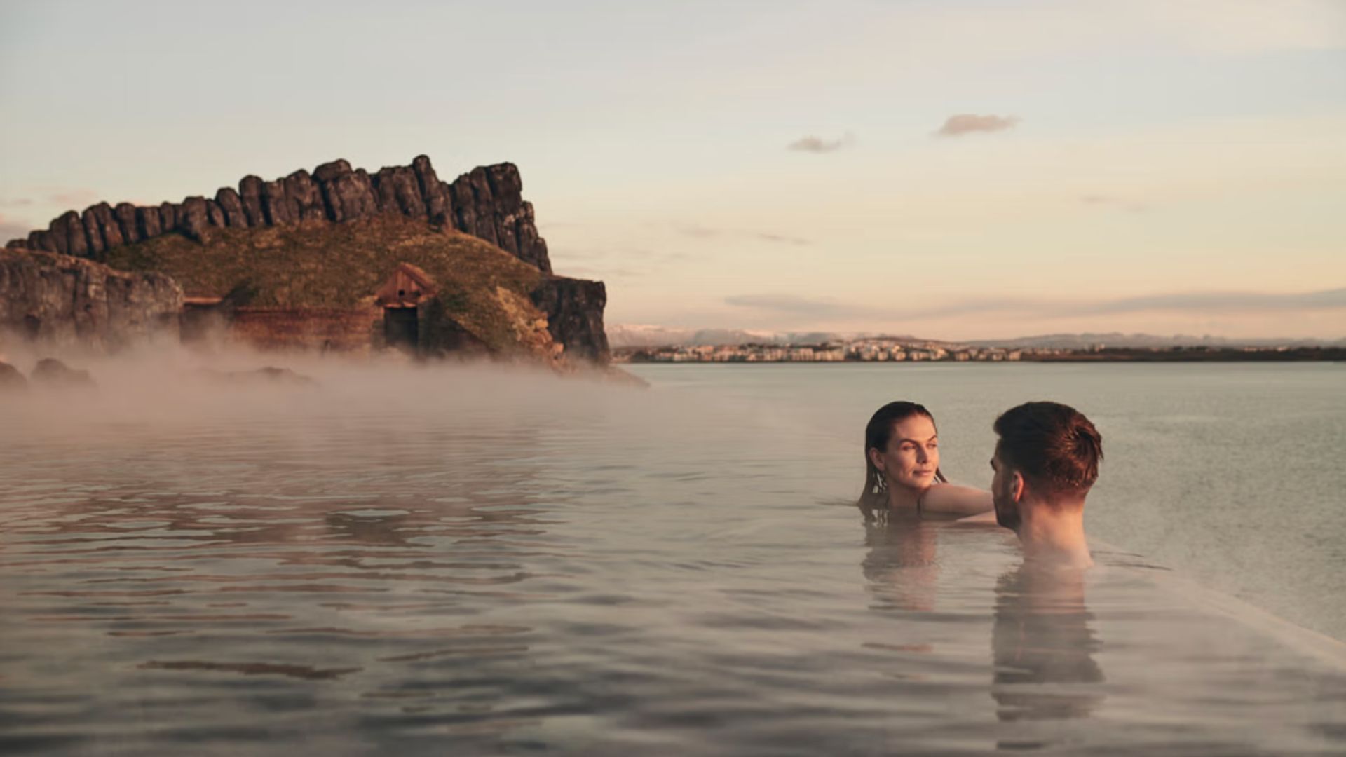 The Sky Lagoon is a new geothermal spa in Iceland