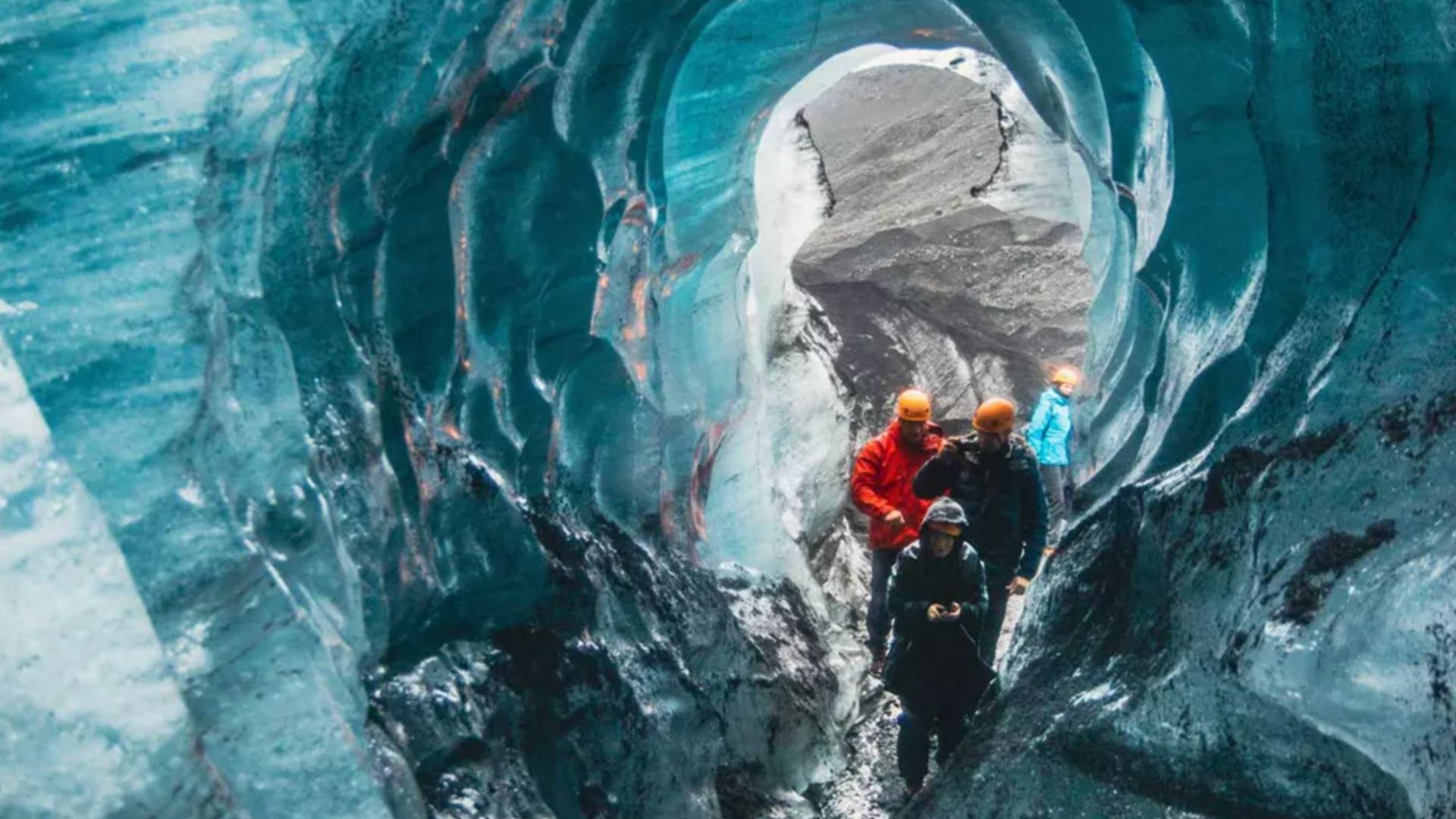 The Katla Ice Cave in South Iceland