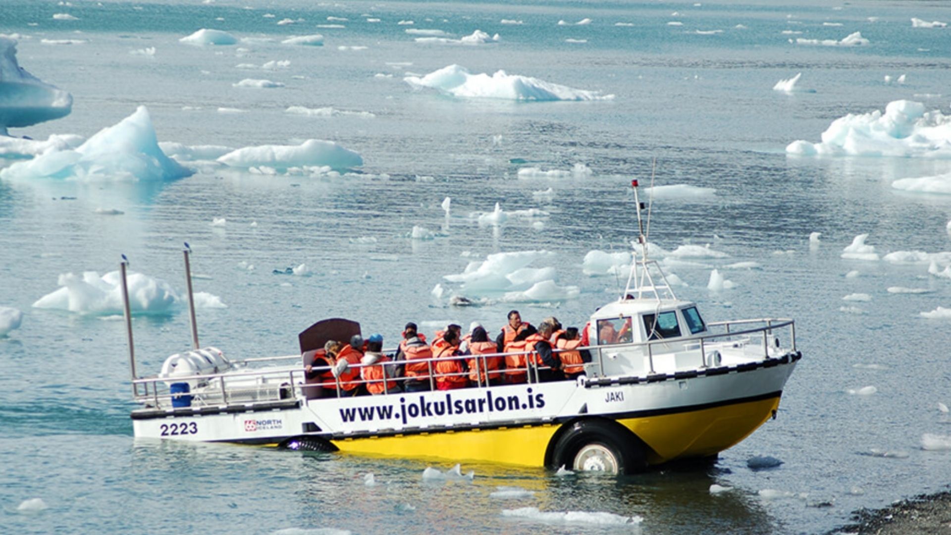 Amphibian Boat Tour on the Glacier Lagoon is one of the best attractions in Iceland