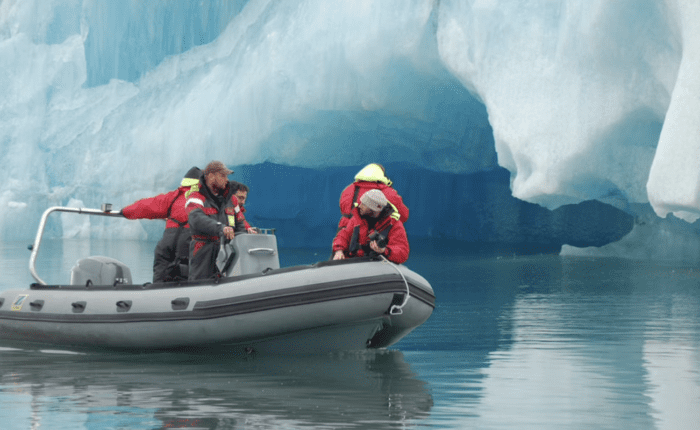Zodiac Boat Tour on the Glacier Lagoon in Iceland
