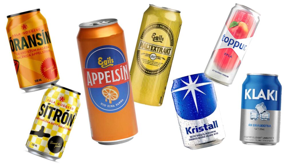 soda, soda pop, icelandic soda, icelandic soda pop, best road trip food, best road trip food in icelandic grocery stores