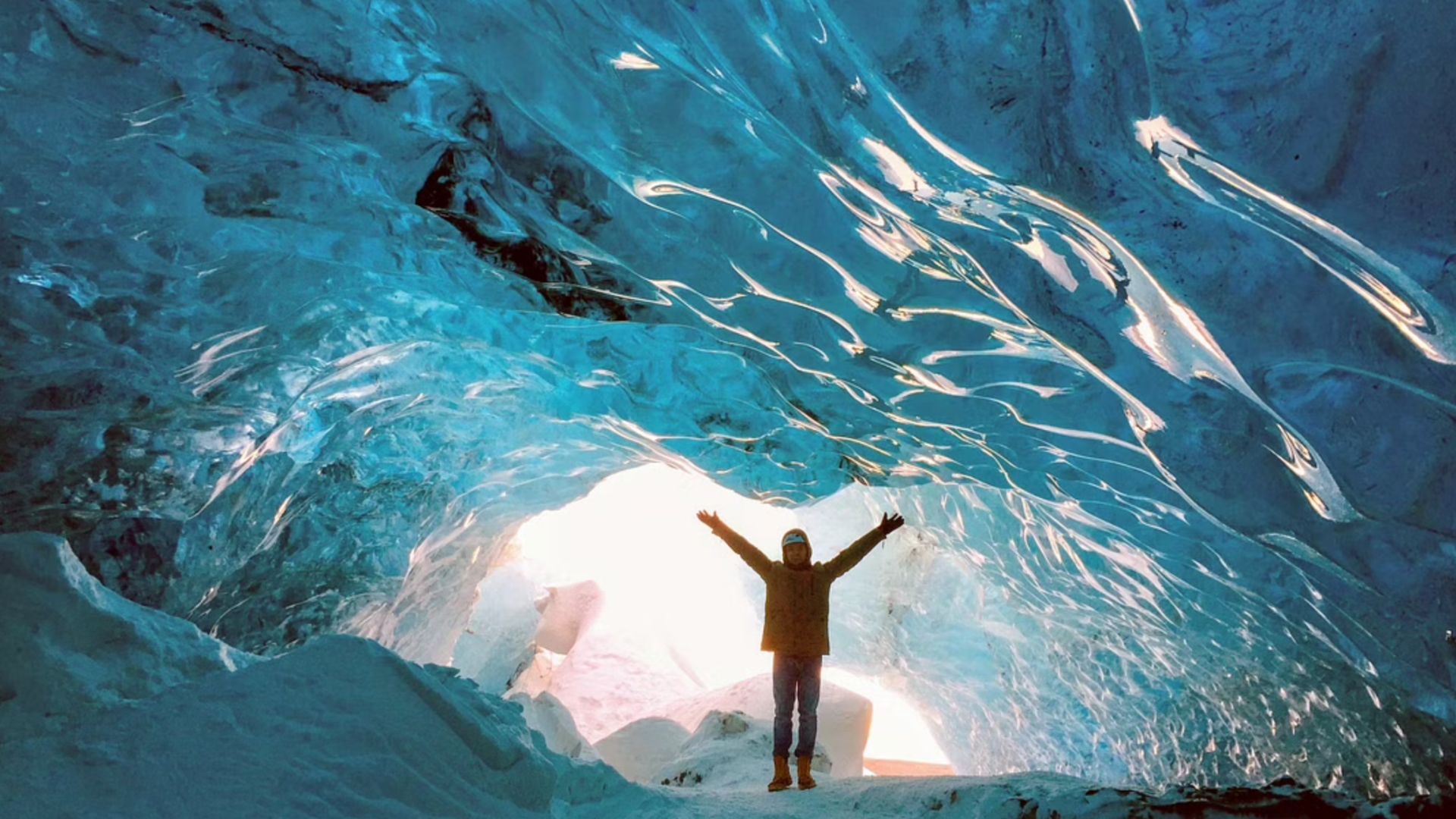 The ice cave in Iceland