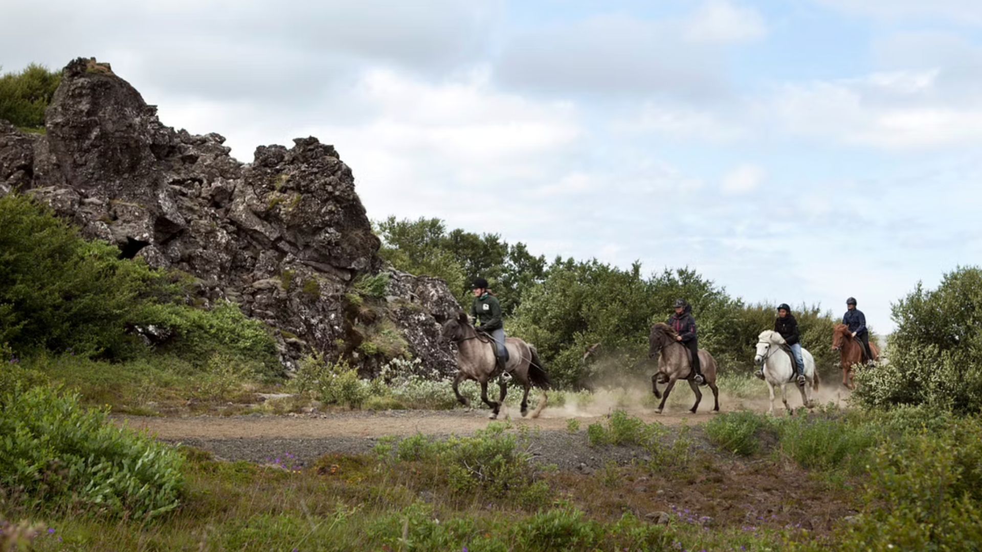 Horseback riding tour in Iceland