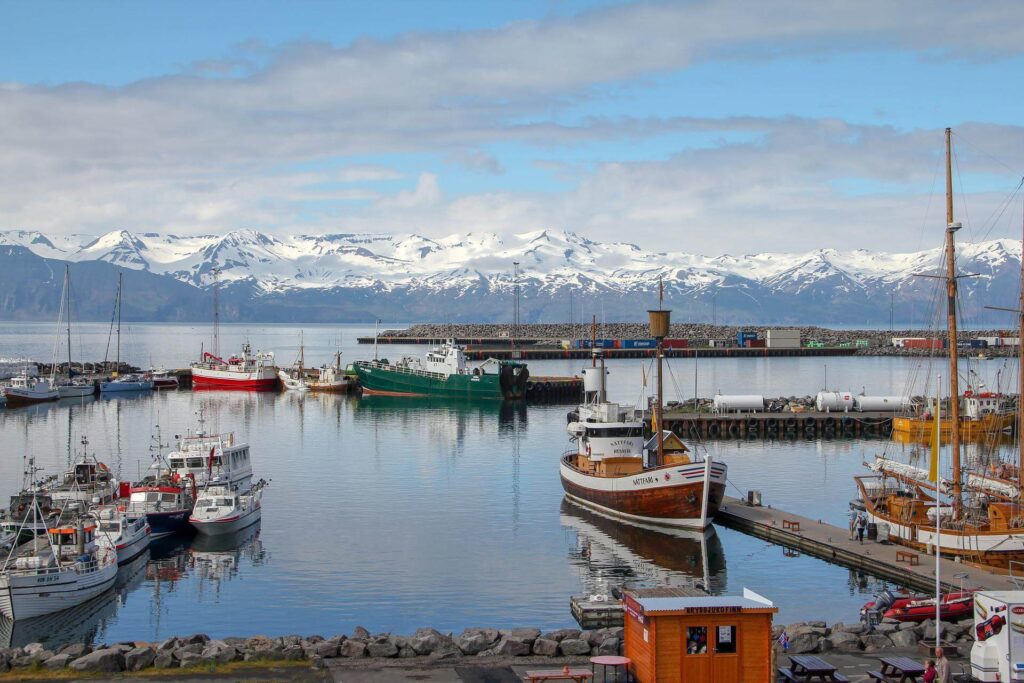 Húsavík Iceland Port Boats