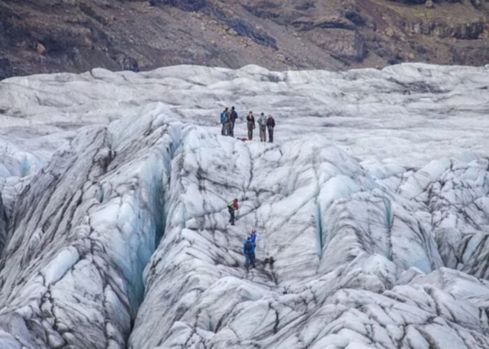 Glacier hike in Skaftafell Iceland