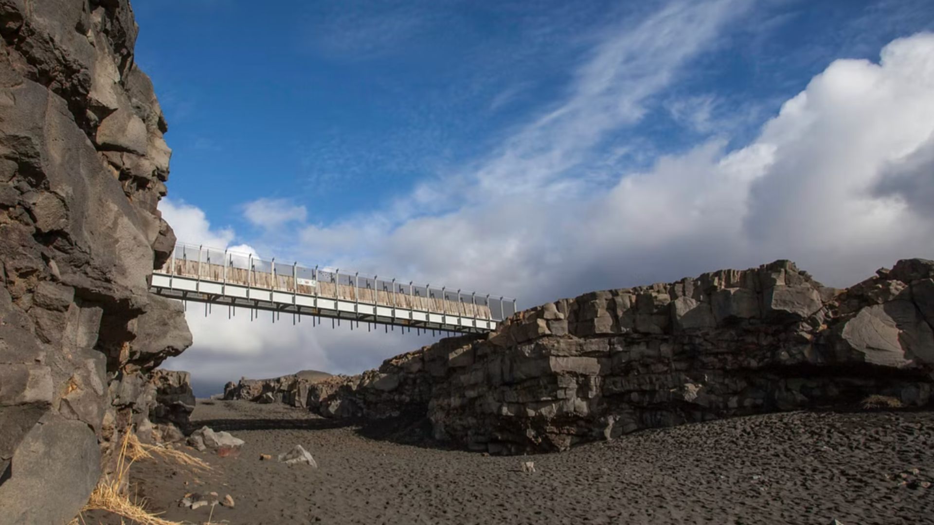 The bridge between continents Iceland