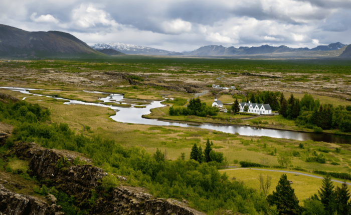 Þingvellir National Park landscape shot