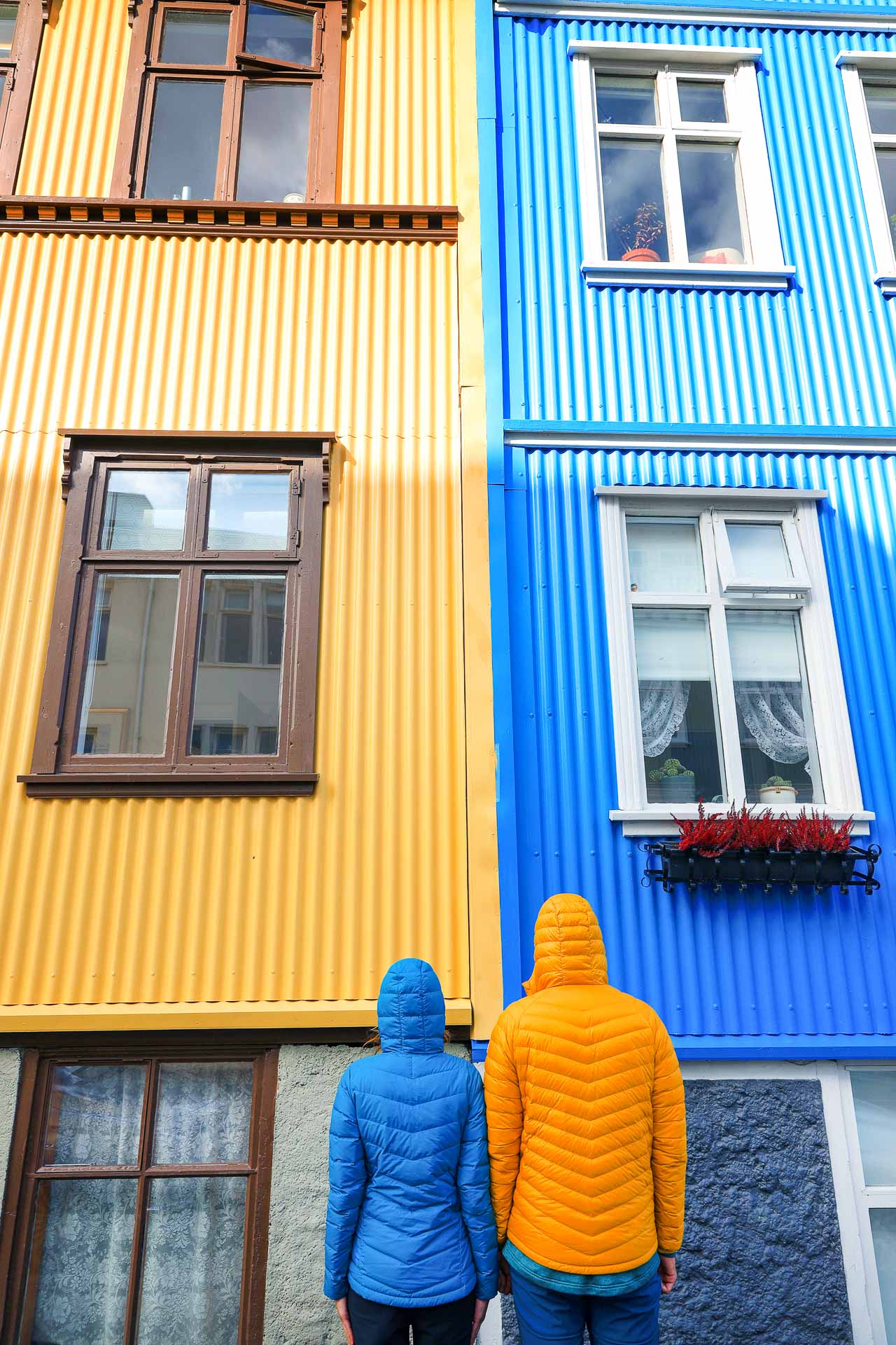 Architectural detail in Reykjavik, the capital and largest city of Iceland.