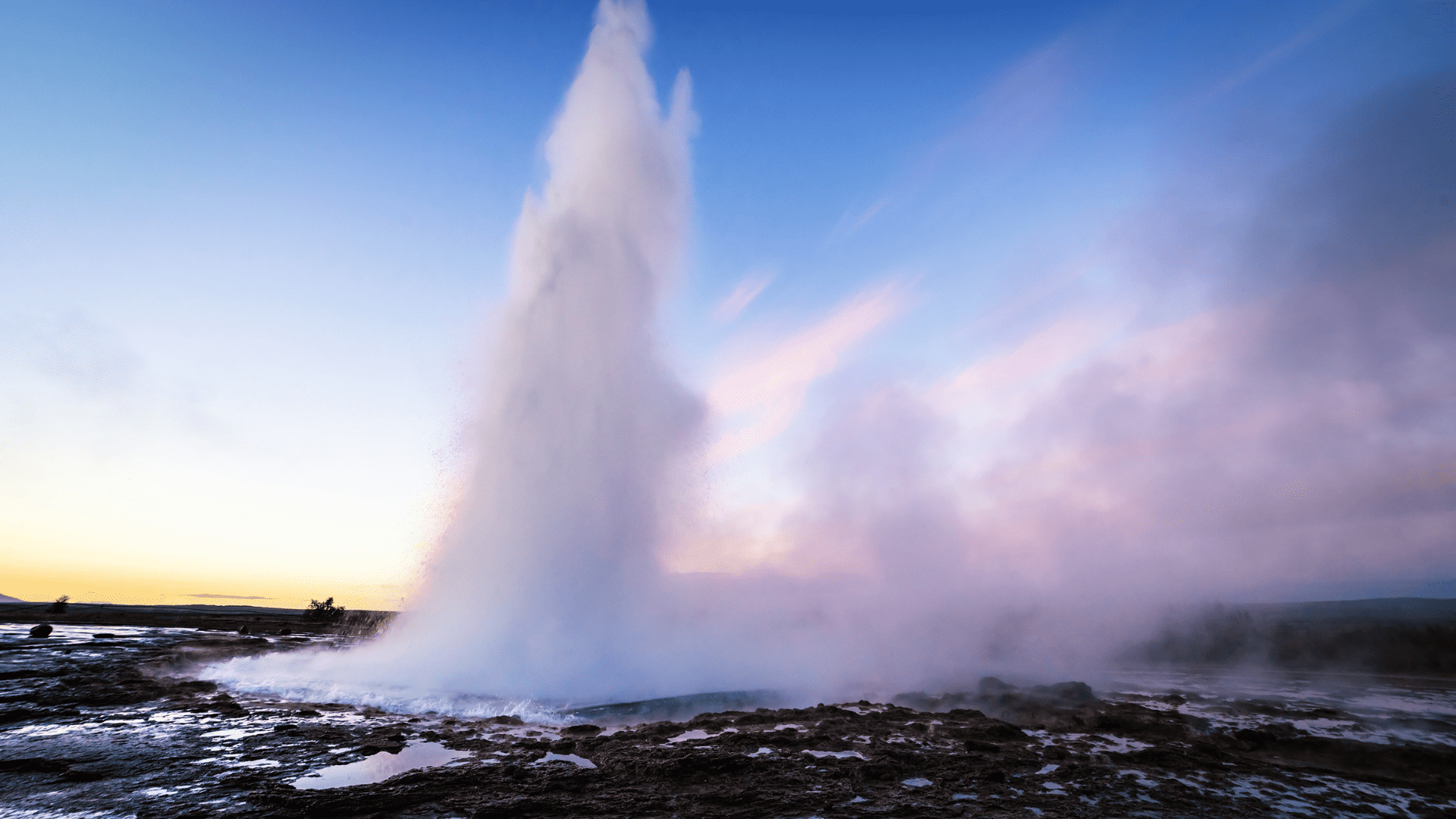 Another picture of a Geysir in Iceland.