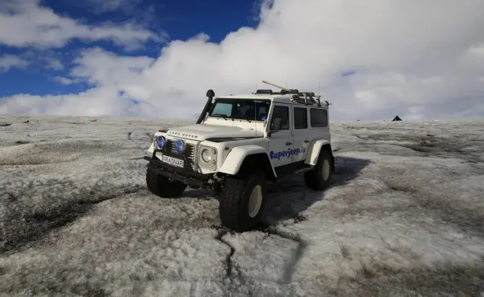 Superjeep on ice