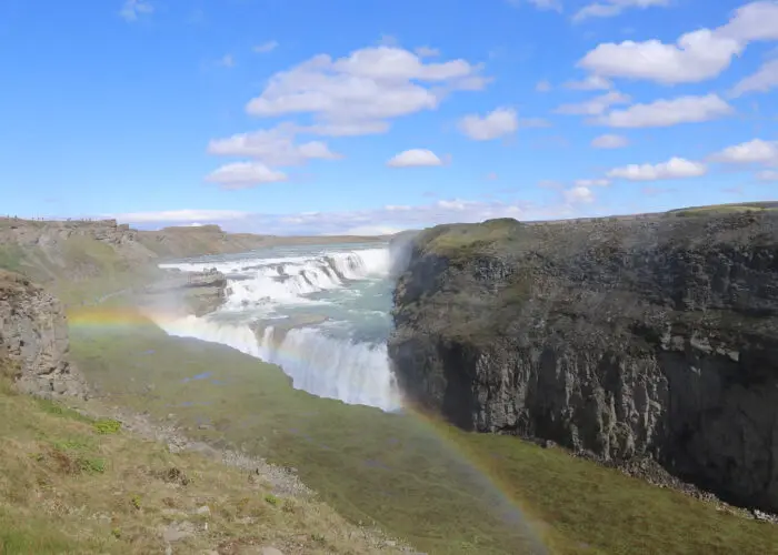 A gigantic waterfall