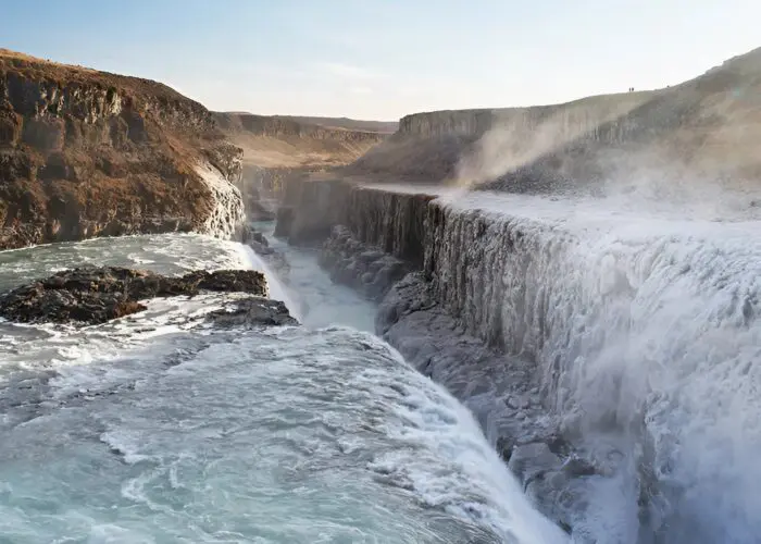 The gigantic waterfall of Gulfoss