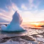 Strokkur erupting