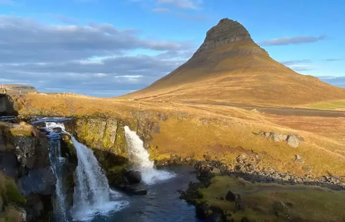 Silhouette of Kirkjufell
