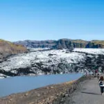 Sólheimajökull glacier in Iceland