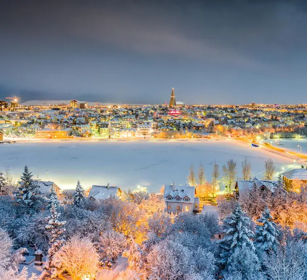 Reykjavik at Christmas