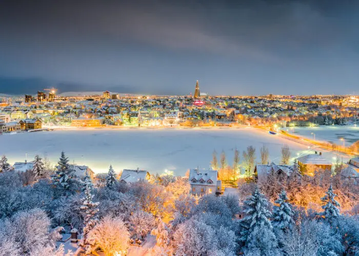 Reykjavik at Christmas